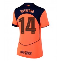 Barcelona Marcus Rashford #14 Tretí Ženy futbalový dres 2025-26 Krátky Rukáv